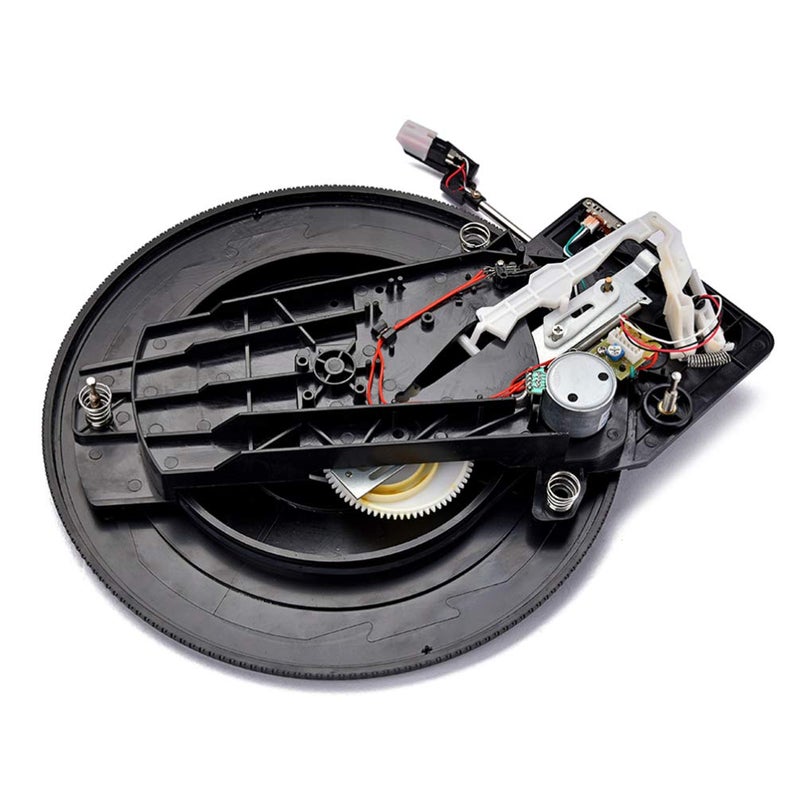 EXCEART Vintage Style Belt Driven Turntable with 28cm Platter for Vinyl Records Retro Phonograph Player Home Audio System Model 1L01 - Image 4